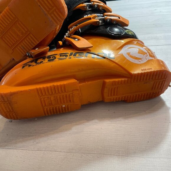 Rossignol radical‎ orange ski boots mens size 7 - Picture 4 of 9
